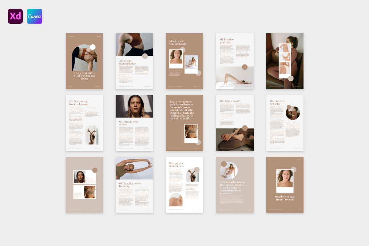 Ebook Template Pack – Savara – Mindful Yoga