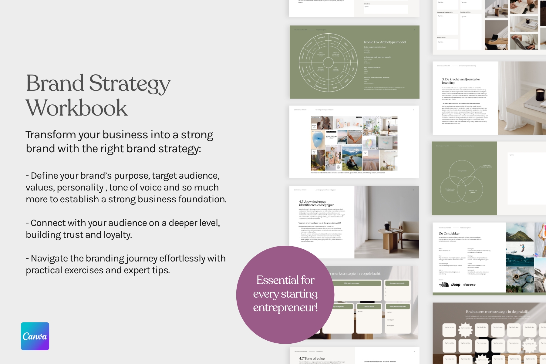 Brand Strategy Workbook (Dutch only)